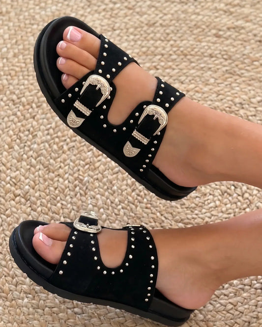 Sandales "CLEMENCE" Noir