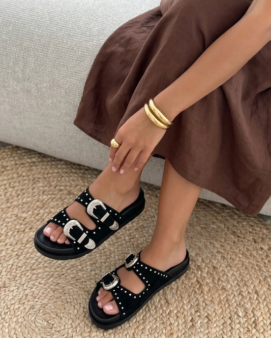 Sandales "CLEMENCE" Noir